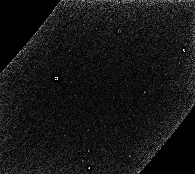 De-rotation recovers 88 percent of a perfect stack