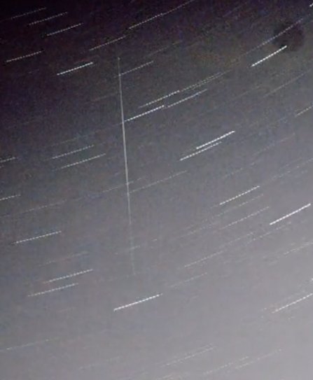 Perseid meteor grazing Cassiopeia