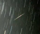 Perseid fireball ionization train